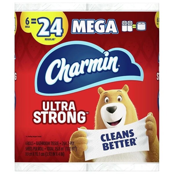 Charmin Ultra Strong Toilet Paper, Paper 61111 Zoro
